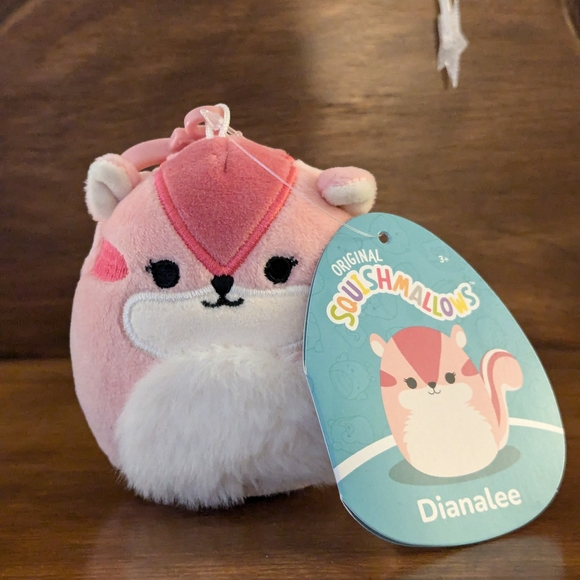 Squishmallows Pink and White Plush Toy - Picture 1 of 2